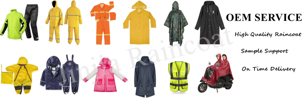 vinyl raincoat factory service