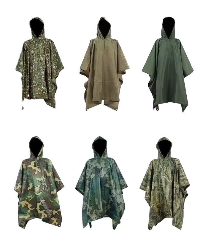 polyester rain poncho