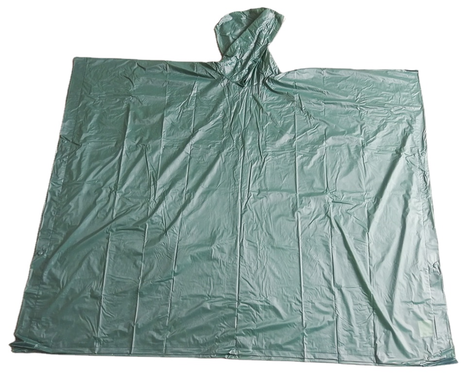 vinyl rain poncho